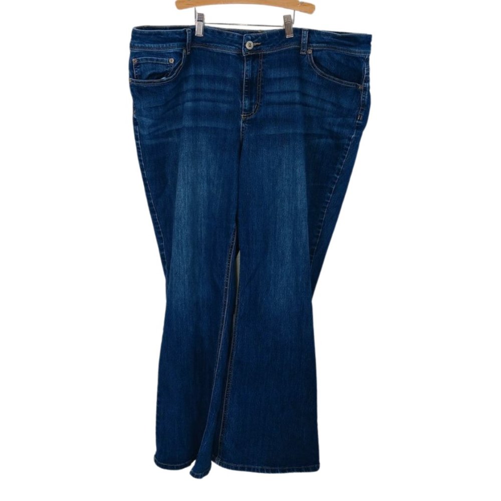 Maurices Womens Sz 24 Reg. Dark Wash Boot Cut Jeans.....#4